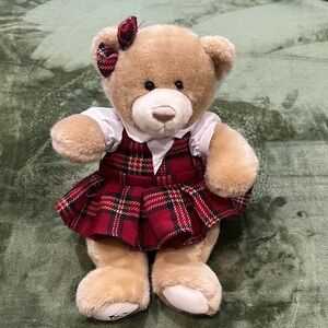 Brooks Brothers Brookie Plaid Dress Teddy Bear